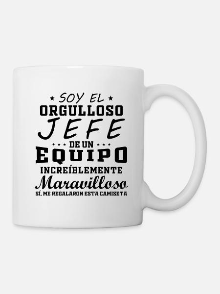 Plaisir pour le patron dans le bureau patron pride - Mug blanc - blanc