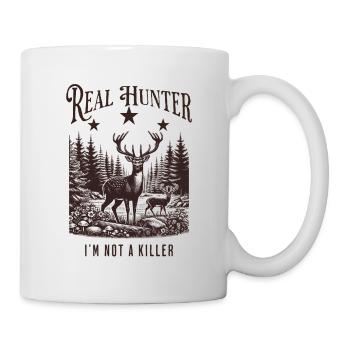 Jäger Mann - Tasse - Weiß - Rechts