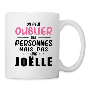 Femme Humour Cadeau Personnalisé BBF Prénom Joëlle - Mug blanc - blanc - Droite