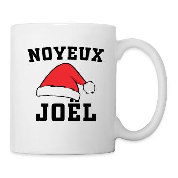 Humour Joël, Noyeux Joël Cadeau Joyeux Noël - Mug blanc - blanc - Droite