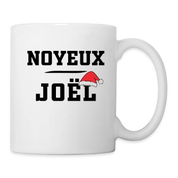 Humour Joël, Noyeux Joël Cadeau Joyeux Noël - Mug blanc - blanc - Droite