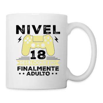 Level 18 Unlocked 18th Birthday - Mug - white - Right