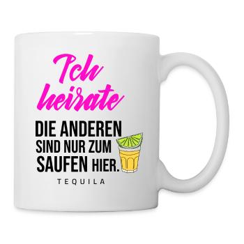Bachelor Party - I'm Marrying the Others Drinking Tequila - Mug - white - Right