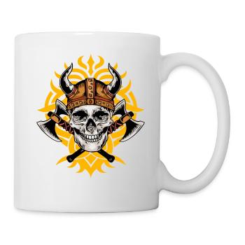 Wikinger - Tasse - Weiß - Rechts