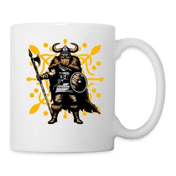 Wikinger - Tasse - Weiß - Rechts