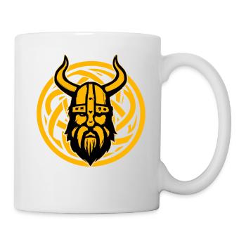 Wikinger - Tasse - Weiß - Rechts