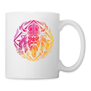 Wikinger - Tasse - Weiß - Rechts