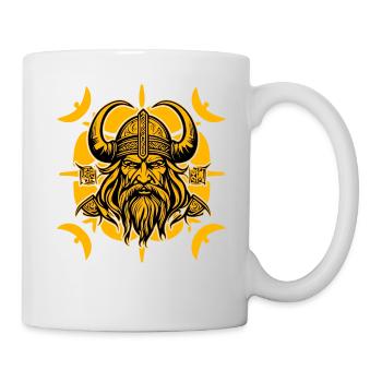 Wikinger - Tasse - Weiß - Rechts