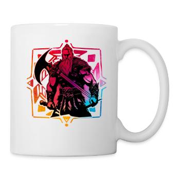 Wikinger - Tasse - Weiß - Rechts