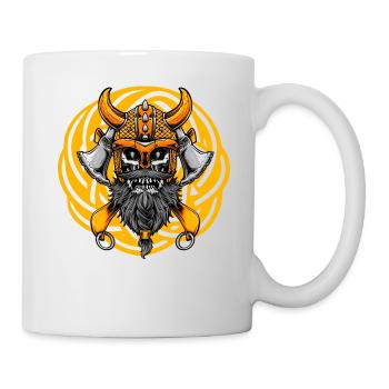 Wikinger - Tasse - Weiß - Rechts
