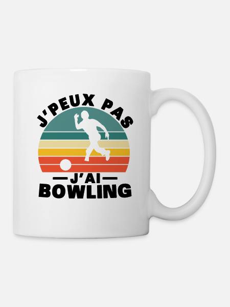 Ich kann nicht bowlen - Tasse - Weiß