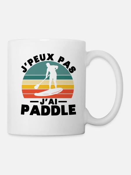 Je Peux Pas J'ai Paddle - Mug blanc - blanc