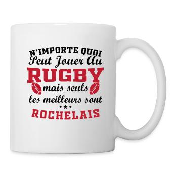 Rugby La Rochelle supporter club rugby - Mug - white - Right