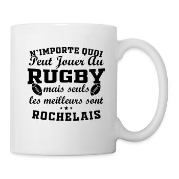 Rugby La Rochelle supporter club rugby - Mug - white - Right