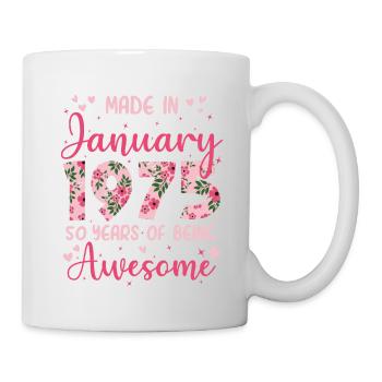 January 1975 Women's 50th Anniversary - Mug - white - Right