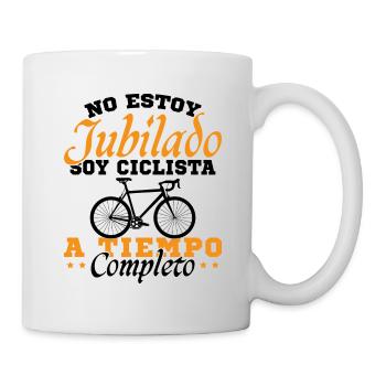 I'm a Full-Time Cyclist - Mug - white - Right