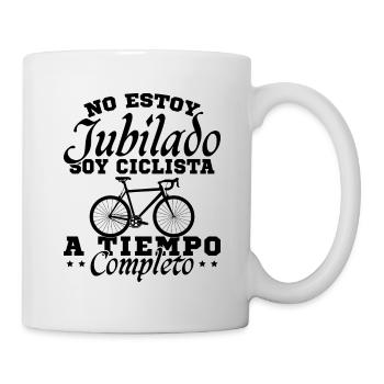 I'm a Full-Time Cyclist - Mug - white - Right