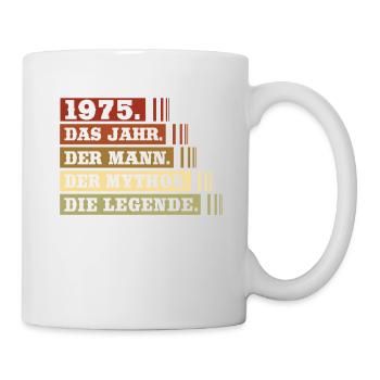Vintage Born 1975 Man Myth Legend - Mug - white - Right