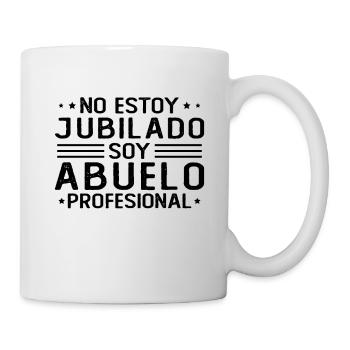 Je ne suis pas à la retraite, je suis un grand-père professionnel - Mug blanc - blanc - Droite