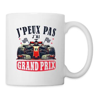 Je peux Pas J’ai Grand Prix - Mug blanc - blanc - Droite