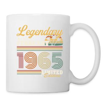 Legendary since February 1965 Vintage Birthday - Mug - white - Right
