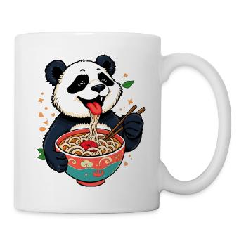 Panda Ramen Enjoyment Design - Mug - white - Right