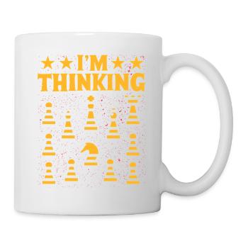 I'm thinking please wait Chess - Mug - white - Right