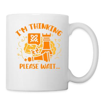 I'm thinking please wait Chess - Mug - white - Right