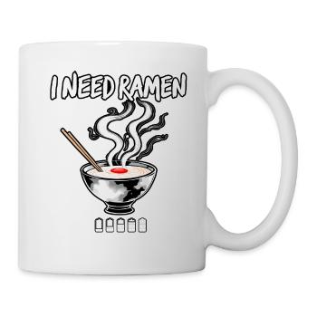 J’ai besoin de Ramen - Mug blanc - blanc - Droite