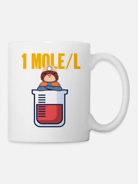 Maulwurf - Tasse - Weiß