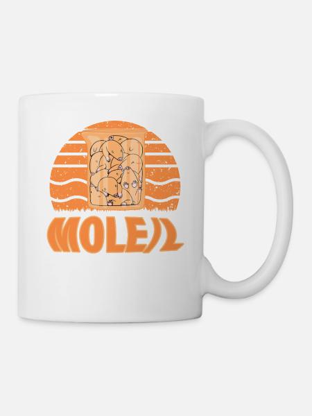 Maulwurf - Tasse - Weiß