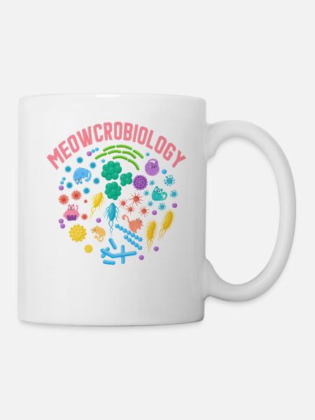 Miaoucrobiologie - Mug blanc - blanc