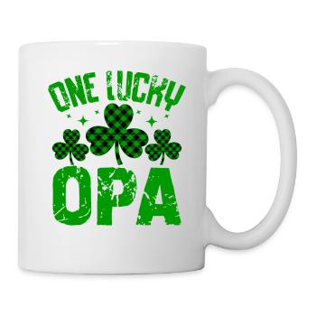 Un OPA chanceux - Mug blanc - blanc - Droite