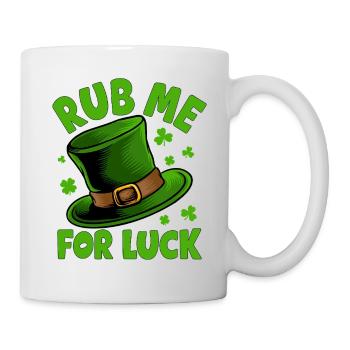 Rub me for luck - Mug - white - Right