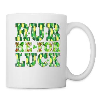 Rub me for Luck - Mug - white - Right