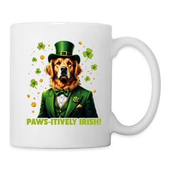 Paws-itively Irish - Mug - white - Right