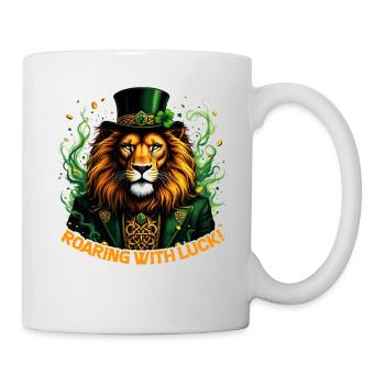 Rugir de chance - Mug blanc - blanc - Droite