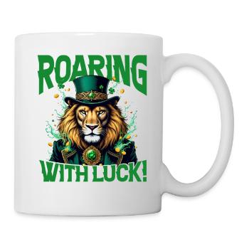 Rugir de chance - Mug blanc - blanc - Droite