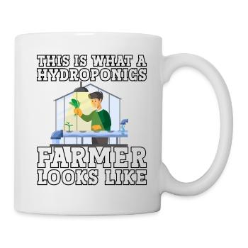 This is what a Hydroponics Farmer looks like - Mug - white - Right