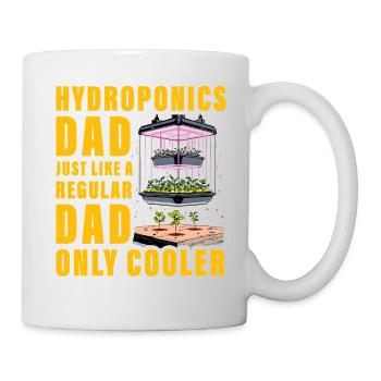Papa hydroponique comme un papa ordinaire, mais cool - Mug blanc - blanc - Droite