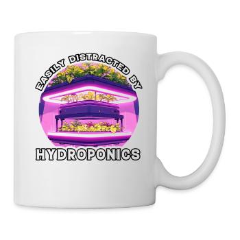 Easily distracted by Hydroponics - Mug - white - Right