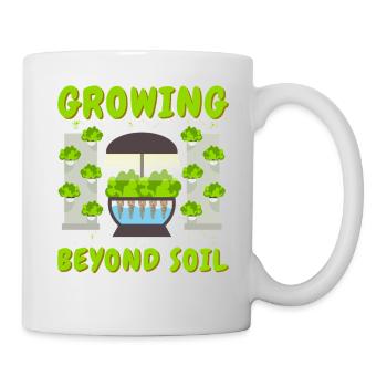 Cultiver au-delà du sol - Mug blanc - blanc - Droite