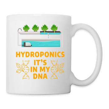 Hydroponics it's in my DNA - Mug - white - Right