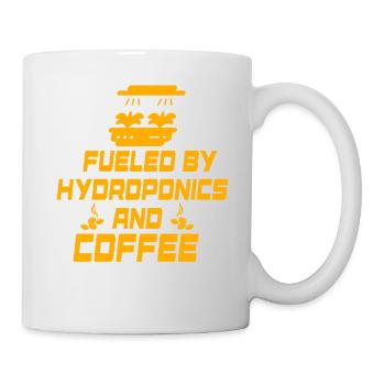 Fueled by Hydroponics and Coffee - Mug - white - Right