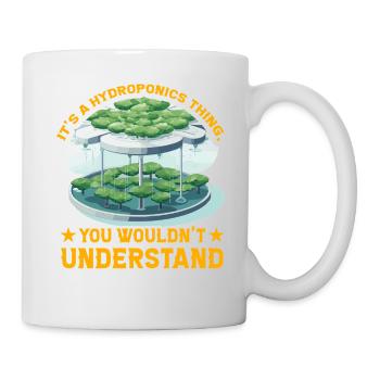 C’est une chose hydroponique que vous ne comprendriez pas - Mug blanc - blanc - Droite