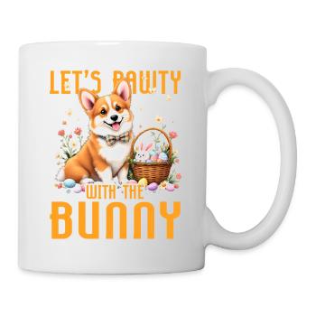 Let's Pawity with the bunny - Mug - white - Right