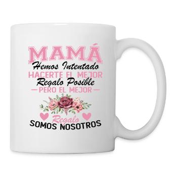 Mom but the best gift is us - Mug - white - Right