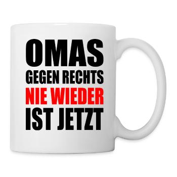 Omas gegen rechts - Tasse - Weiß - Rechts