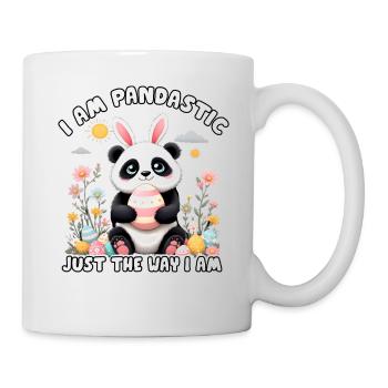 I am Pandastic just the way I am - Mug - white - Right