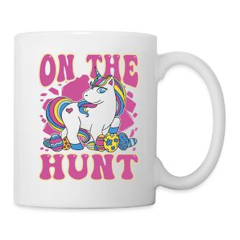 On the Hunt Unicorn Easter - Mug - white - Right